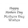 Woodware Clear Stamps Minis Happy Mothers Day | Set of 2