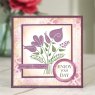 Woodware Woodware Clear Stamps Fantasy Flower Set | Set of 14