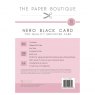 The Paper Boutique A4 Card Basics Nero Black | 10 sheets