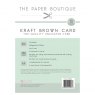 The Paper Boutique A4 Card Basics Kraft Brown | 10 sheets