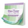 Duo Tone Paper Pads Hunkydory Duo Tone 8 x 8 inch Paper Pad Matt-tastic Kiwi Crush & Crystal Lagoon | 48 sheets