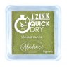 Aladine Izink Quick Dry Inkpad Olive Green