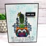 Woodware Woodware Clear Stamps Owl Planter | Set of 4