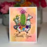 Woodware Woodware Clear Stamps Llama Planter | Set of 3