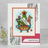 Woodware Woodware Clear Stamps Succulent Display | Set of 4