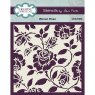 Creative Expressions Stencils by Sam Poole Woven Rose | 6 x 6 inch