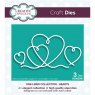 Creative Expressions Craft Dies One-Liner Collection Hearts | Set of 3