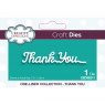 Creative Expressions Craft Dies One-Liner Collection Thank You