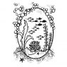Woodware Woodware Clear Stamps Underwater Oval Frame