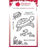 Woodware Clear Stamps Sea Turtle | Set of 7