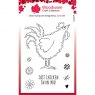 Woodware Woodware Clear Stamps Fuzzie Friends Clara The Chicken | Set of 9