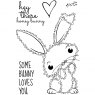 Woodware Woodware Clear Stamps Fuzzie Friends Bella The Bunny | Set of 5
