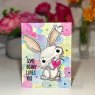 Woodware Woodware Clear Stamps Fuzzie Friends Bella The Bunny | Set of 5