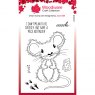 Woodware Clear Stamps Fuzzie Friends Maisie The Mouse | Set of 6