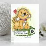 Woodware Woodware Clear Stamps Fuzzie Friends Parker The Puppy | Set of 7