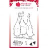 Woodware Woodware Clear Stamps Fuzzie Friends Morris, James & Bill the Ducks | Set of 4