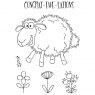 Woodware Woodware Clear Stamps Fuzzie Friends Sadie The Sheep | Set of 6