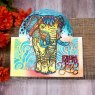 Designer Boutique Creative Expressions Designer Boutique Collection Clear Stamps Doodle Elephant | Set of 4