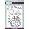 Sam Poole Creative Expressions Sam Poole Clear Stamp Set Hey Chick | Set of 6