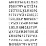 Sam Poole Creative Expressions Sam Poole Rubber Stamp Rustic Alphabet