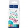 Faber-Castell Pitt Artist Pens Hand Lettering Pastels Set | Set of 6
