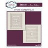 Jamie Rodgers Creative Expressions Stencils By Jamie Rodgers 6 x 6 inch Outline Duo Rectangles | Set of 2