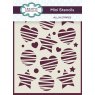 Creative Expressions Creative Expressions Mini Stencil All In Stripes | 4 x 3 inch
