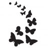 Creative Expressions Creative Expressions Mini Stencil Butterflies In Flight | 4 x 3 inch