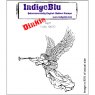 IndigoBlu A7 Rubber Mounted Stamp Dinkie Angel