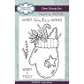 Creative Expressions Sam Poole Clear Stamp Set Fuzzy Mittens | Set of 4