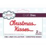 Creative Expressions Creative Expressions Craft Dies One-Liner Collection Christmas Kisses | Set of 2