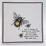 IndigoBlu Stamps IndigoBlu A7 Rubber Mounted Stamp Collectors Edition No 9 - Bumble Bee | Set of 3