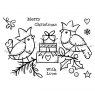 Woodware Woodware Clear Stamps Robin Party | Set of 7