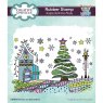 Bonnita Moaby Creative Expressions Bonnita Moaby Rubber Stamp Snowy Christmastime