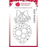 Woodware Clear Stamps Big Bubble Bauble Best Wishes | Set of 2