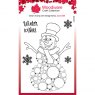 Woodware Clear Stamps Big Bubble Snowman | Set of 5
