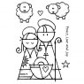 Woodware Woodware Clear Stamps Mary & Joseph | Set of 6