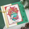 Woodware Woodware Clear Stamps Potted Poinsettias | Set of 9