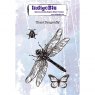 IndigoBlu Stamps IndigoBlu A6 Rubber Mounted Stamp Giant Dragonfly | Set of 3