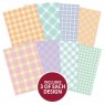 Hunkydory A4 Adorable Scorable Pattern Packs Pastel Plaids | 24 sheets
