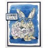 IndigoBlu Stamps IndigoBlu A5 Rubber Mounted Stamp Bunny Rabbit | Set of 10
