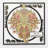 IndigoBlu Stamps IndigoBlu A5 Rubber Mounted Stamp Ornate Elephant | Set of 10