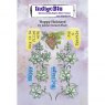 IndigoBlu Stamps IndigoBlu A6 Rubber Mounted Stamp Happy Holidays | Set of 7