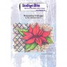 IndigoBlu A6 Rubber Mounted Stamp Poinsettia Collage