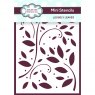 Creative Expressions Creative Expressions Mini Stencil Loosely Leaves | 4 x 3 inch