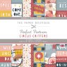The Paper Boutique The Paper Boutique Perfect Partners Circus Critters 8 x 8 inch Embellishments Pad | 30 sheets