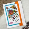 Woodware Woodware Clear Stamps Ladybird Dreamcatcher | Set of 8