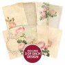 Adorable Scorable Hunkydory A4 Adorable Scorable Pattern Packs Vintage Roses  | 24 sheets