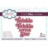Sue Wilson Sue Wilson Craft Dies Mini Shadowed Sentiments Collection Twinkle Twinkle Little Star | Set of 2