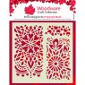 Woodware Woodware Stencil Floral Panels | 6 x 6 inch